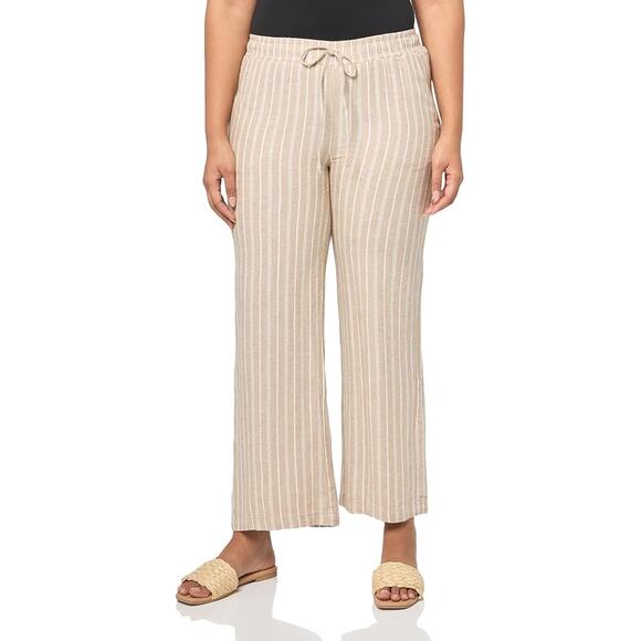 Briggs New York Women's Linen Pull on Wide Leg Pant Size XL - Picture 1 of 4